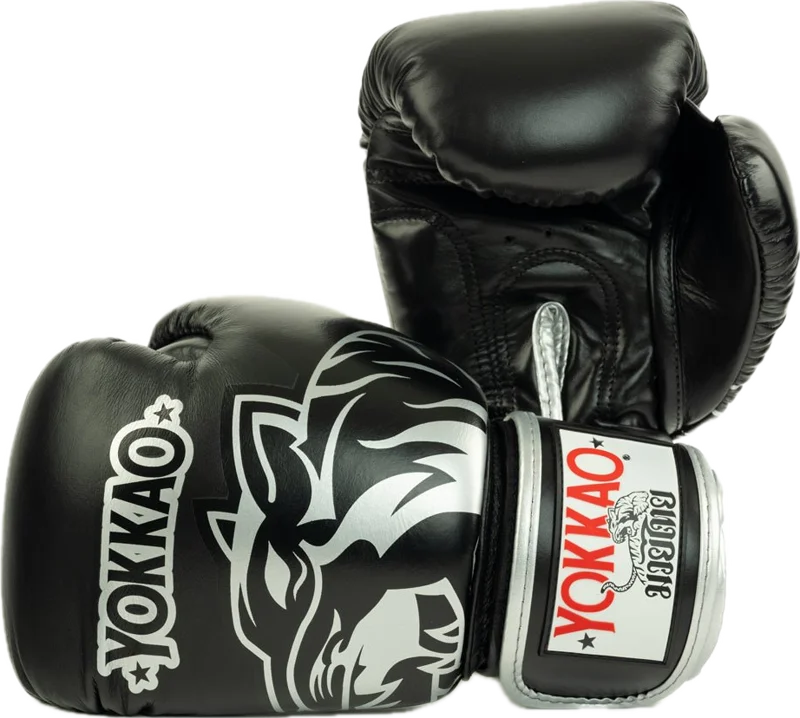 Black YOKKAO Original boxing gloves